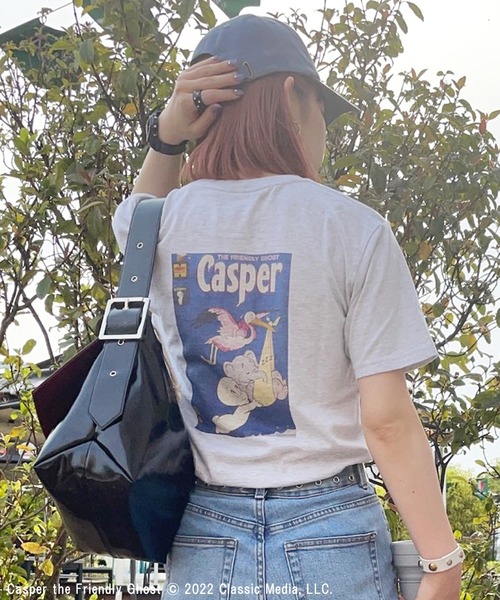 ACCOMMODE(アコモデ)の「【ZOZO限定】キャスパー Tシャツ(Tシャツ/カットソー・レディース・ホワイト/ライトグレー・FREE)」の16枚目の写真