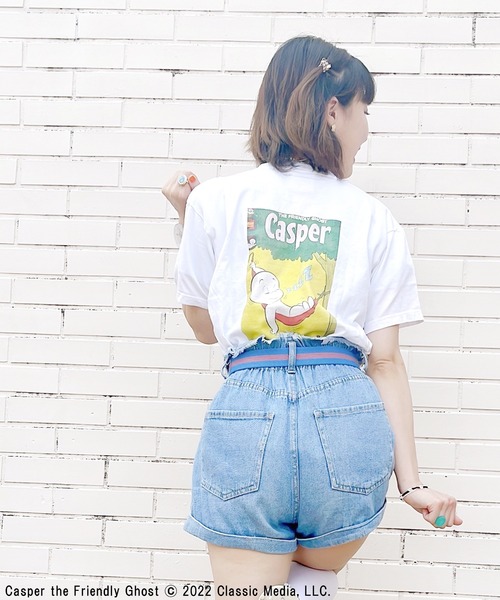 ACCOMMODE(アコモデ)の「【ZOZO限定】キャスパー Tシャツ(Tシャツ/カットソー・レディース・ホワイト/ライトグレー・FREE)」の18枚目の写真