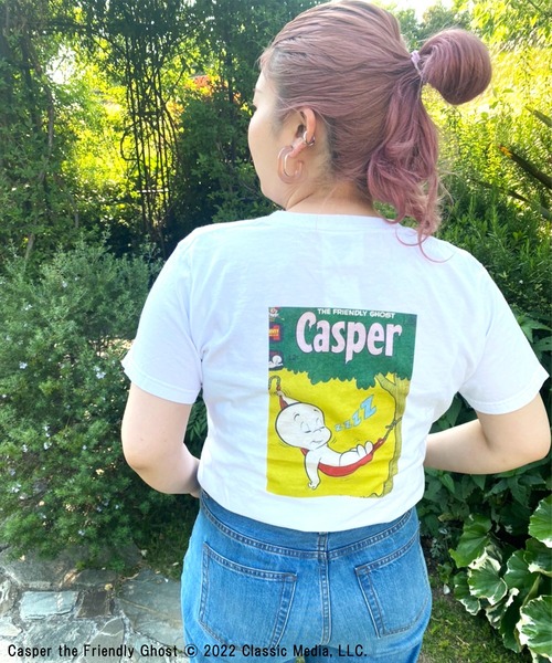 ACCOMMODE(アコモデ)の「【ZOZO限定】キャスパー Tシャツ(Tシャツ/カットソー・レディース・ホワイト/ライトグレー・FREE)」の17枚目の写真