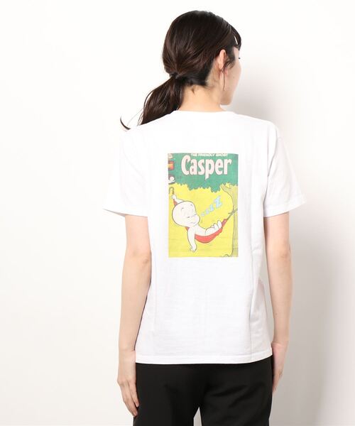 ACCOMMODE(アコモデ)の「【ZOZO限定】キャスパー Tシャツ(Tシャツ/カットソー・レディース・ホワイト/ライトグレー・FREE)」の21枚目の写真