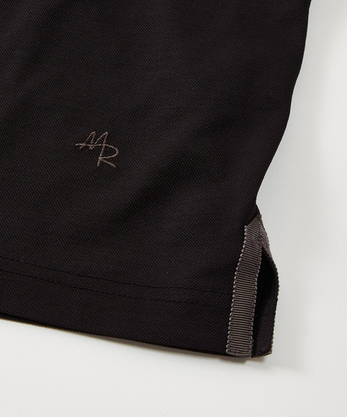 MEN'S MELROSE(メンズメルローズ)の「【WEB限定】リネンライクカノコ半袖ボタンダウンポロシャツ(ポロシャツ・メンズ・ベージュ/ラベンダー/ブルー/グリーン/ブラック/ネイビー/ライラック・2/3/4/5)」の18枚目の写真
