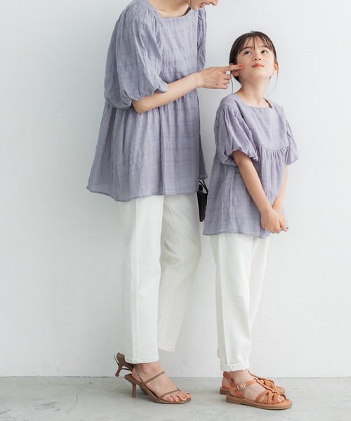 セール】＼新色登場／キッズ 親子お揃いボリュームスリーブ