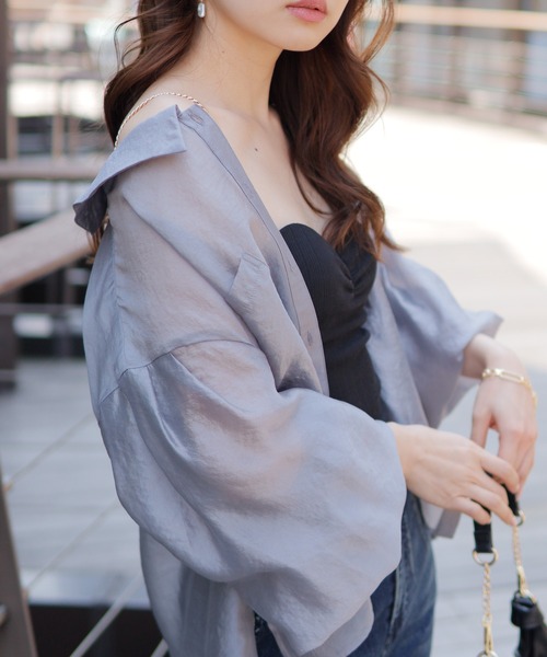 LIPSERVICE（リップサービス）の「チェーンストラップベア（キャミソール・レディース・ブラウン/ホワイト/ブラック・FREE）」の4枚目の写真