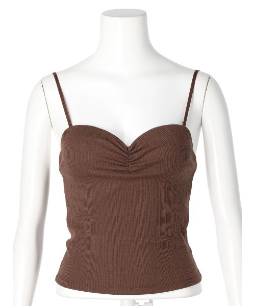 LIPSERVICE（リップサービス）の「チェーンストラップベア（キャミソール・レディース・ブラウン/ホワイト/ブラック・FREE）」の12枚目の写真