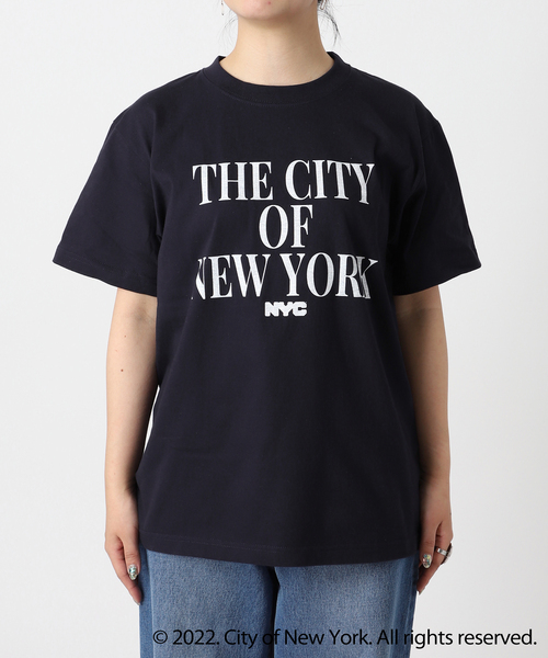 B.C STOCK(ベーセーストック)の「【GOOD ROCK SPEED/グッドロックスピード】NYC TEE(Tシャツ/カットソー・レディース・ホワイト/ネイビー/ベージュ・FREE)」の16枚目の写真