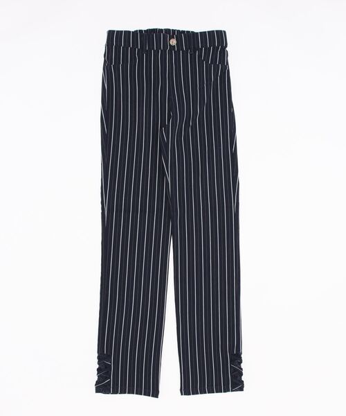 axes femme(アクシーズファム)の「裾レースストレッチスキニー(その他パンツ・レディース・ネイビー/ベージュ/ブラック・MEDIUM/LARGE)」の5枚目の写真
