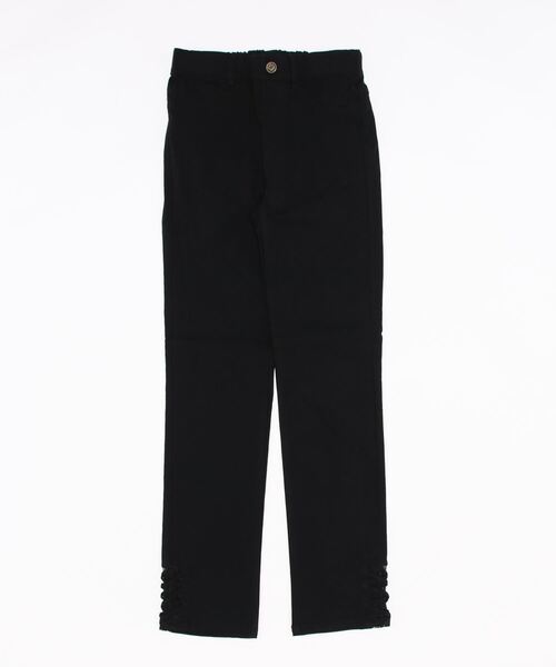 axes femme(アクシーズファム)の「裾レースストレッチスキニー(その他パンツ・レディース・ネイビー/ベージュ/ブラック・MEDIUM/LARGE)」の6枚目の写真