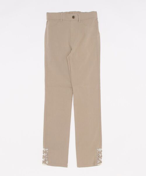 axes femme(アクシーズファム)の「裾レースストレッチスキニー(その他パンツ・レディース・ネイビー/ベージュ/ブラック・MEDIUM/LARGE)」の7枚目の写真