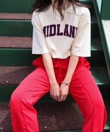 カレッジロゴワッペンオーバーサイズ半袖Tシャツ