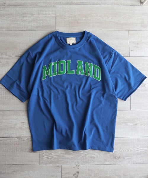 COURO（コウロ）の「カレッジロゴワッペンオーバーサイズ半袖Tシャツ（Tシャツ/カットソー・レディース・ホワイト/ブラック/ブルー/グリーン/オートミール・M/L）」の13枚目の写真