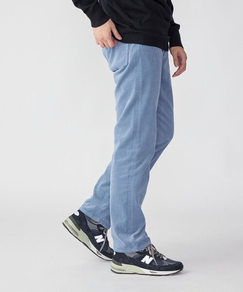 SHIPS（シップス）の「SHIPS STANDARD: ガーメントダイ コーデュロイ 5ポケット パンツ（チノパンツ・メンズ・ライトブルー/ブラック/ベージュ/ナチュラル・SMALL/MEDIUM/LARGE/X-LARGE）」の8枚目の写真