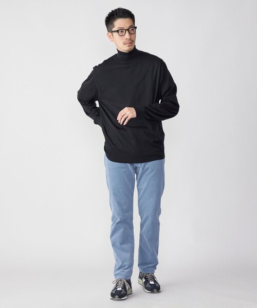 SHIPS（シップス）の「SHIPS STANDARD: ガーメントダイ コーデュロイ 5ポケット パンツ（チノパンツ・メンズ・ライトブルー/ブラック/ベージュ/ナチュラル・SMALL/MEDIUM/LARGE/X-LARGE）」の9枚目の写真