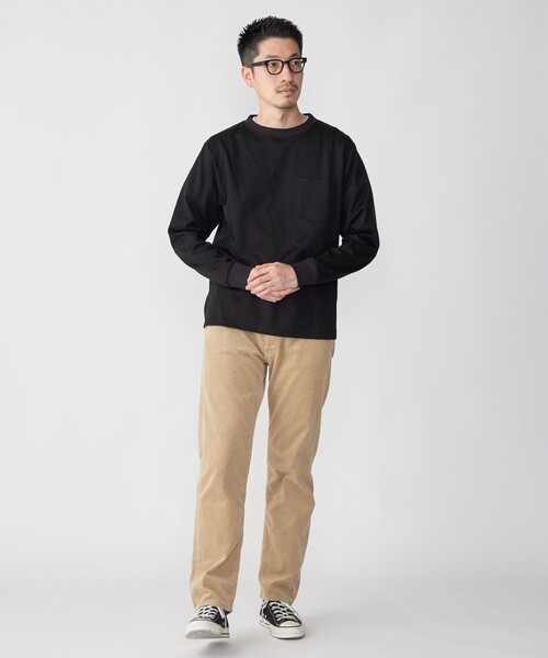 SHIPS（シップス）の「SHIPS STANDARD: ガーメントダイ コーデュロイ 5ポケット パンツ（チノパンツ・メンズ・ライトブルー/ブラック/ベージュ/ナチュラル・SMALL/MEDIUM/LARGE/X-LARGE）」の19枚目の写真