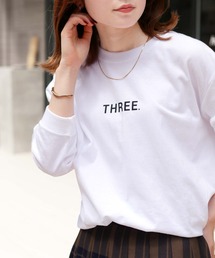 HER CLOSET | 【shemoshelly】WEB限定 5.6オンスナンバリング長袖ロゴロンT(Tシャツ/カットソー)