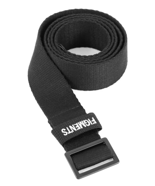 Figments(フィグメンツ)の「ロゴ刺繍ベルト(ベルト・レディース・ブラック・FREE)」の2枚目の写真