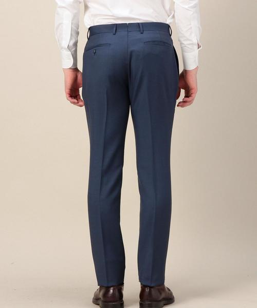 BEAUTY&YOUTH UNITED ARROWS（ビューティーアンドユースユナイテッドアローズ）の「BY Dress ソリッド ブルー ノープリーツパンツ-Tiny（lksm）◆（スーツパンツ・メンズ・ロイヤルブルー・44/46/48/50/52）」の2枚目の写真