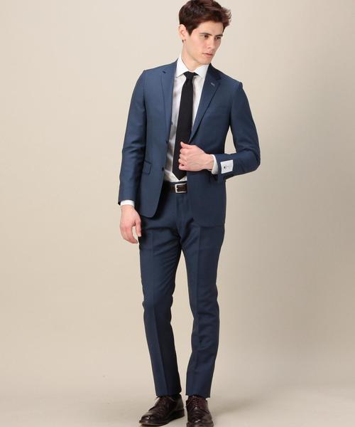 BEAUTY&YOUTH UNITED ARROWS（ビューティーアンドユースユナイテッドアローズ）の「BY Dress ソリッド ブルー ノープリーツパンツ-Tiny（lksm）◆（スーツパンツ・メンズ・ロイヤルブルー・44/46/48/50/52）」の5枚目の写真