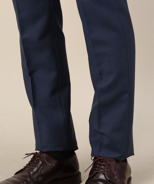 BEAUTY&YOUTH UNITED ARROWS（ビューティーアンドユースユナイテッドアローズ）の「BY Dress ソリッド ブルー ノープリーツパンツ-Tiny（lksm）◆（スーツパンツ・メンズ・ロイヤルブルー・44/46/48/50/52）」の9枚目の写真