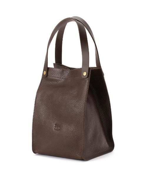 IL BISONTE(イルビゾンテ)の「IL BISONTE / ORIGINAL LEATHER / ハンドバッグ(ハンドバッグ・レディース・ブラック/ダークブラウン・FREE)」の3枚目の写真