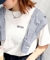 シュエットチビロゴ刺繍Tシャツ【ZOZOTOWN限定アイテム】