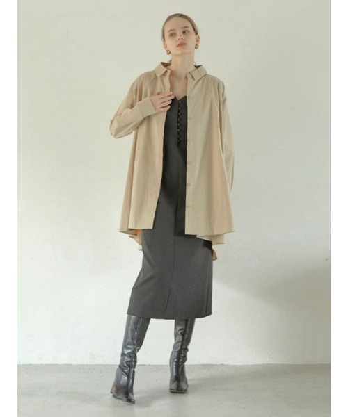 ACYM（アシーム）の「Back tie volumy シャツ（シャツ/ブラウス・レディース・ホワイト/ベージュ・FREE）」の7枚目の写真