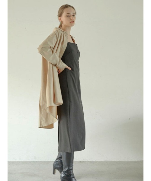 ACYM（アシーム）の「Back tie volumy シャツ（シャツ/ブラウス・レディース・ホワイト/ベージュ・FREE）」の8枚目の写真