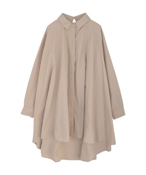 ACYM（アシーム）の「Back tie volumy シャツ（シャツ/ブラウス・レディース・ホワイト/ベージュ・FREE）」の10枚目の写真