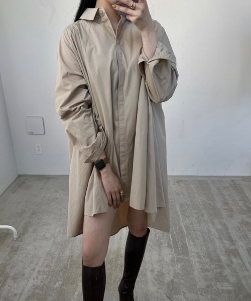 ACYM（アシーム）の「Back tie volumy シャツ（シャツ/ブラウス・レディース・ホワイト/ベージュ・FREE）」の18枚目の写真