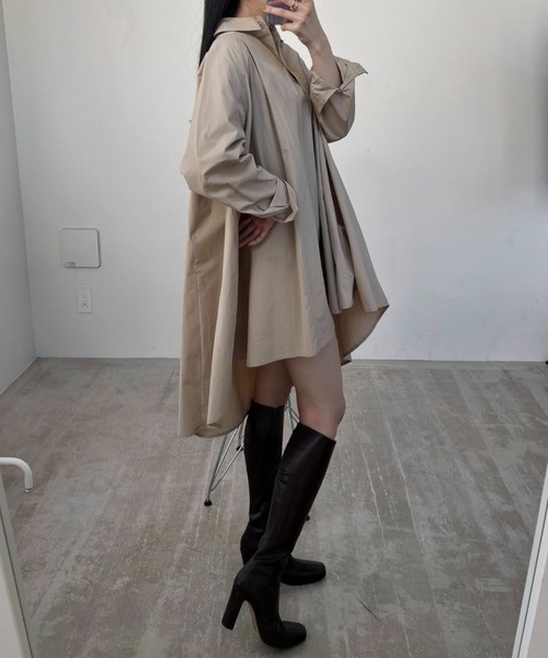 ACYM（アシーム）の「Back tie volumy シャツ（シャツ/ブラウス・レディース・ホワイト/ベージュ・FREE）」の19枚目の写真