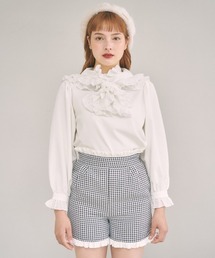 MIRO AMURETTE | Retro modern scarf tie blouse(シャツ/ブラウス)
