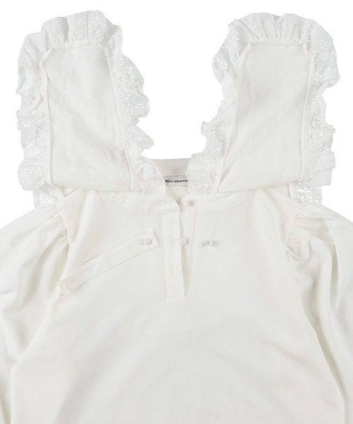 MIRO AMURETTE（ミロアミュレット）の「Retro modern scarf tie blouse（シャツ/ブラウス・レディース・ホワイト・FREE）」の14枚目の写真