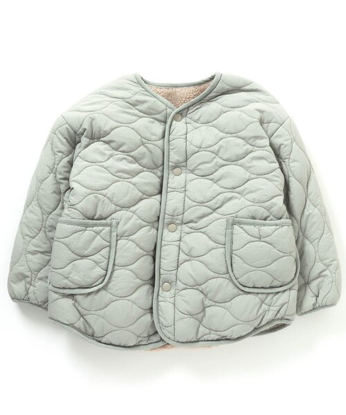 セール】【洗濯機でお洗濯OK】リバーシブルボアジャケット_