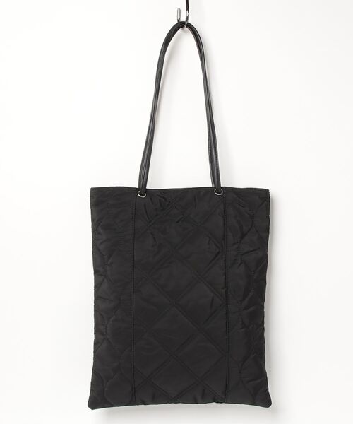 AS KNOW AS plus（アズノゥアズプラス）の「♪キルティング縦長トートバッグ（トートバッグ・レディース・ブラック/カーキ/アイボリー・FREE）」の12枚目の写真