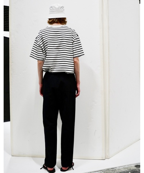 UNDECORATED（アンデコレイテッド）の「UNDECORATED アンデコレイテッド / Cotton Hat コットンバケットハット / UDS23901（ハット・メンズ・ホワイト/チャコールグレー/ブルー・1/3）」の5枚目の写真