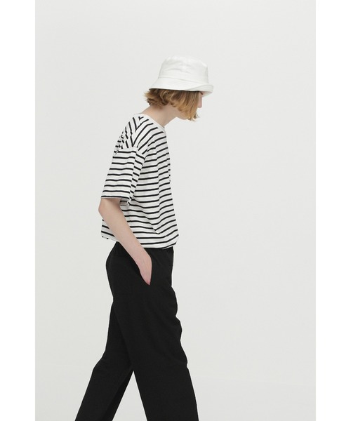 UNDECORATED（アンデコレイテッド）の「UNDECORATED アンデコレイテッド / Cotton Hat コットンバケットハット / UDS23901（ハット・メンズ・ホワイト/チャコールグレー/ブルー・1/3）」の4枚目の写真