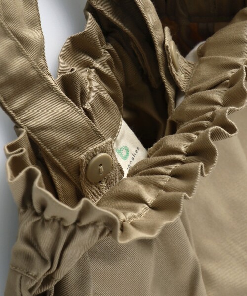 BRANSHES（ブランシェス）の「【2way】サスペンダー付きロングパンツ（チノパンツ・キッズ・キャメル/ブラック・110/100/140/150/130/120）」の18枚目の写真