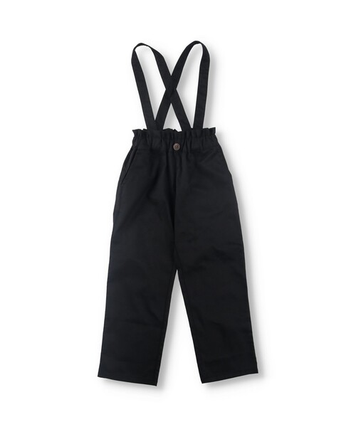 BRANSHES（ブランシェス）の「【2way】サスペンダー付きロングパンツ（チノパンツ・キッズ・キャメル/ブラック・110/100/140/150/130/120）」の19枚目の写真