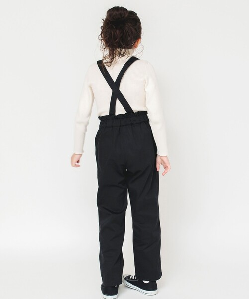 BRANSHES（ブランシェス）の「【2way】サスペンダー付きロングパンツ（チノパンツ・キッズ・キャメル/ブラック・110/100/140/150/130/120）」の15枚目の写真