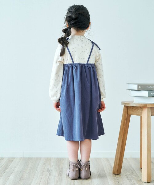 apres les cours（アプレレクール）の「スカラップリボンブーツ（ブーツ・キッズ・ベージュ/ブラウン・15 /20/18/17/19/14/16）」の4枚目の写真