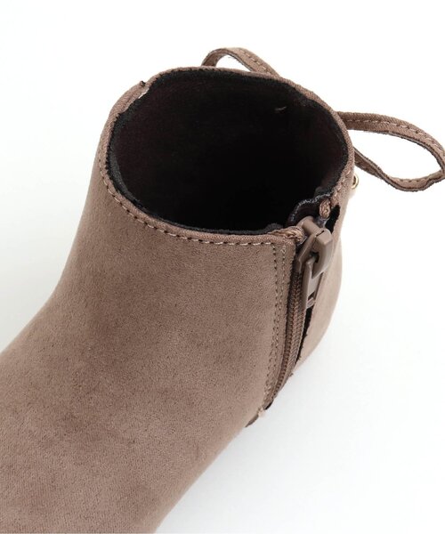 apres les cours（アプレレクール）の「スカラップリボンブーツ（ブーツ・キッズ・ベージュ/ブラウン・15 /20/18/17/19/14/16）」の14枚目の写真