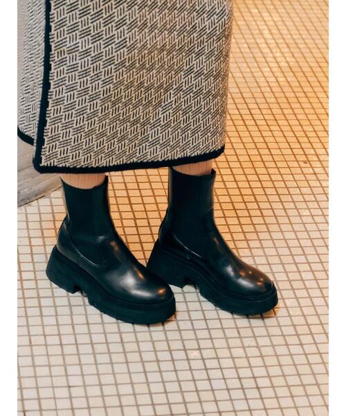 AMERICAN HOLIC(アメリカンホリック)の「ボリュームソールチェルシーブーツ(ブーツ・レディース・ブラック/カーキ・S/M/L)」の10枚目の写真