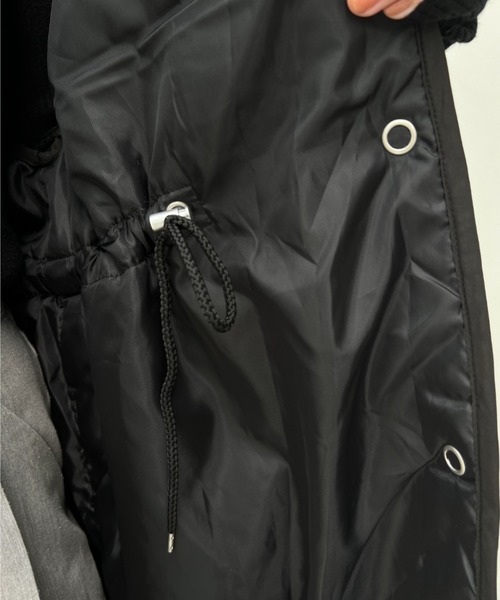 y/m by misato（イムバイミサト）の「キルティングロングジレ（その他アウター・レディース・ブラック/カーキ/アイボリー・FREE）」の20枚目の写真