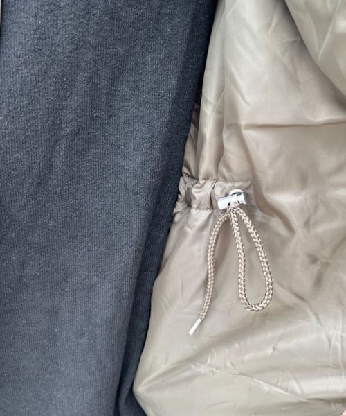 y/m by misato（イムバイミサト）の「キルティングロングジレ（その他アウター・レディース・ブラック/カーキ/アイボリー・FREE）」の8枚目の写真