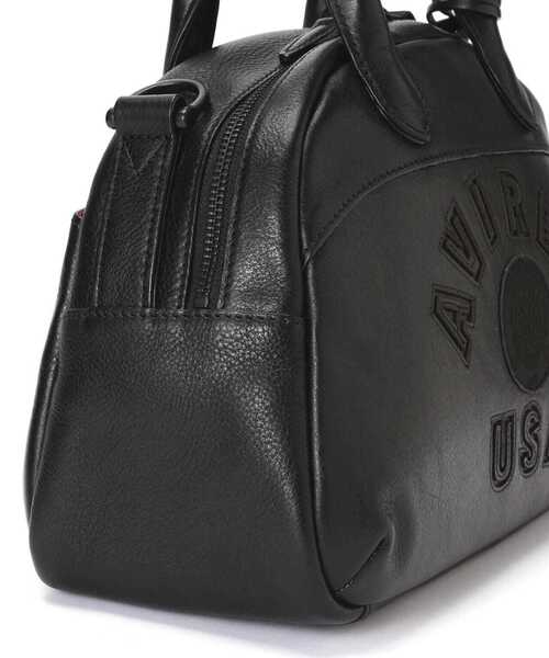 AVIREX（アヴィレックス）の「VARSITY LEATHER MINI-BOSTON BAG