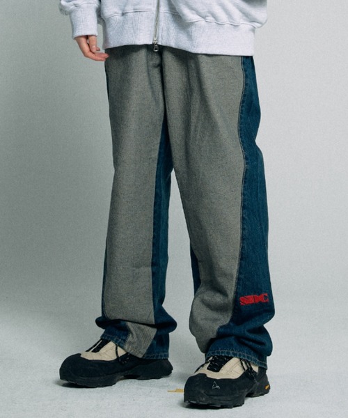 SCULPTOR（スカルプター）の「Reverse Block Denim Pants
