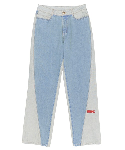 SCULPTOR（スカルプター）の「Reverse Block Denim Pants
