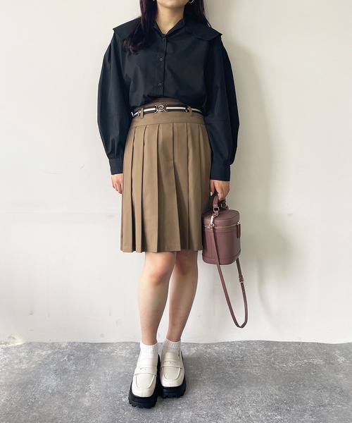 179/WG(イチナナキュウダブルジー)の「厚底ローファー(ローファー・レディース・オフホワイト/ブラック・M/L)」の5枚目の写真