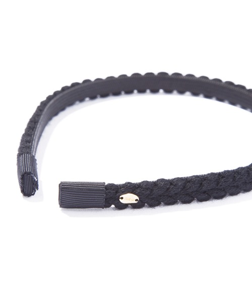 IRIS47（イリスフォーセブン）の「【IRIS 47】trim head band HB25　※（カチューシャ・レディース・ブラック/ホワイト・FREE）」の9枚目の写真
