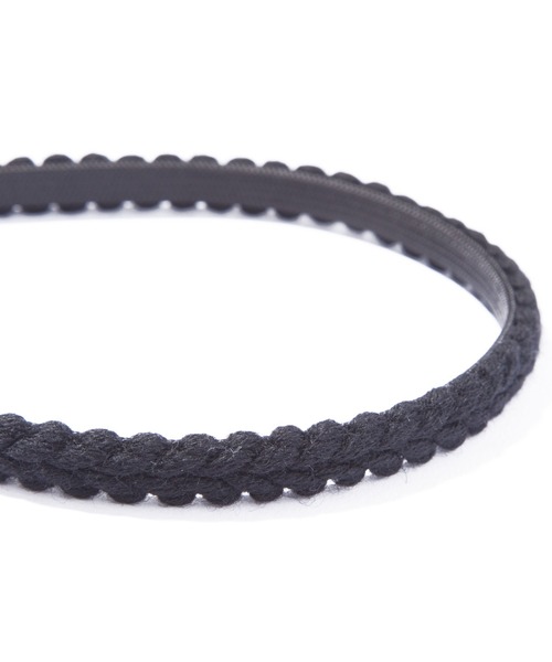 IRIS47(イリスフォーセブン)の「【IRIS 47】trim head band HB25 ※(カチューシャ・レディース・ブラック/ホワイト・FREE)」の10枚目の写真