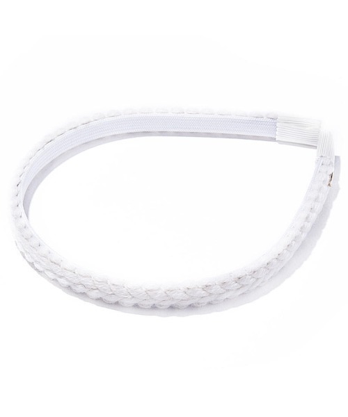 IRIS47(イリスフォーセブン)の「【IRIS 47】trim head band HB25 ※(カチューシャ・レディース・ブラック/ホワイト・FREE)」の4枚目の写真